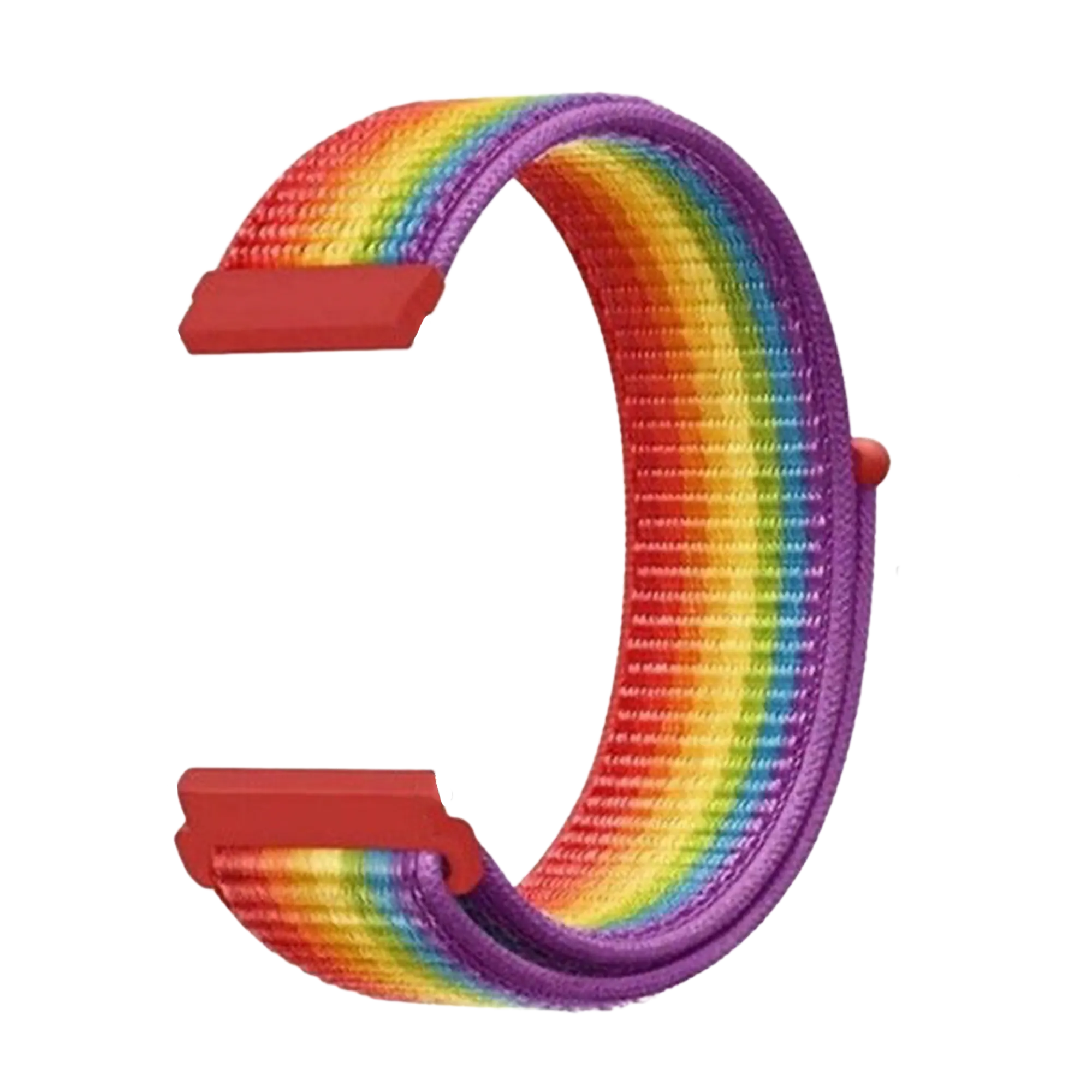 Fitbit Versa 3 Nylonarmband (Regenbogen)