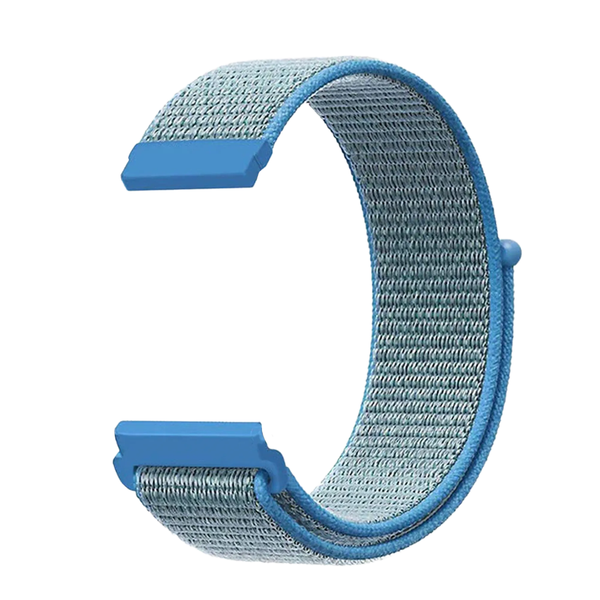Fitbit Versa 3 Nylonarmband (Hellblau)