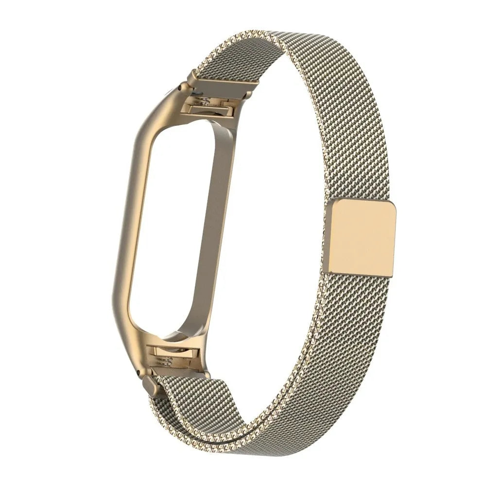 Milanese Strap, gold, without a watch, 3/4 front view