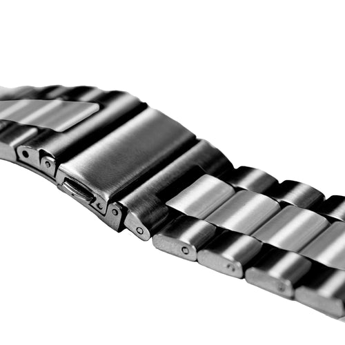 Apple Watch Stahlarmband (Schwarz/Silber)