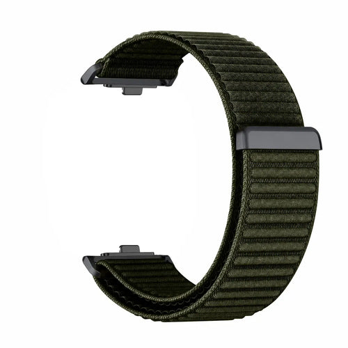 Redmi Watch 4 Wave Nylonarmband (Dunkelgrün)
