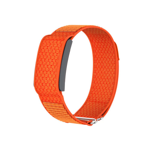 Nylon Strap, orange, without a watch, 3/4 front view