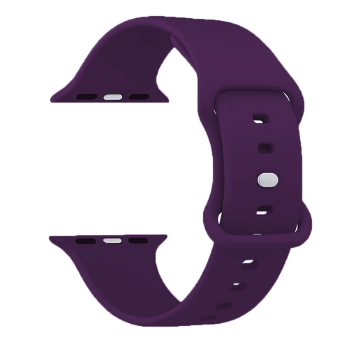 Bracelet Apple Watch silicone (violet foncé)
