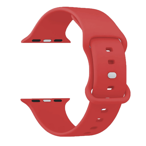 Bracelet Apple Watch silicone  (rouge)