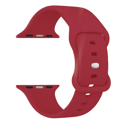 Bracelet Apple Watch silicone (bordeaux)