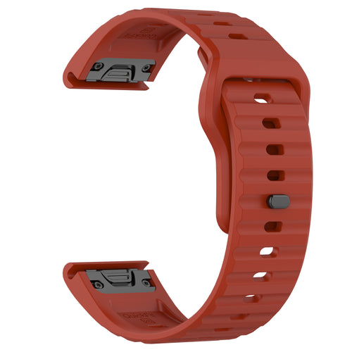 Garmin Tactix 8 - 51mm Outdoor Silikonarmband (Rot)