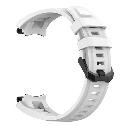 Silicone Strap, white, without a watch, 3/4 front view