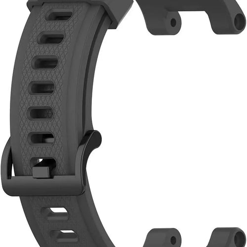 Silicone Strap, dark grey, without a watch, 3/4 front view