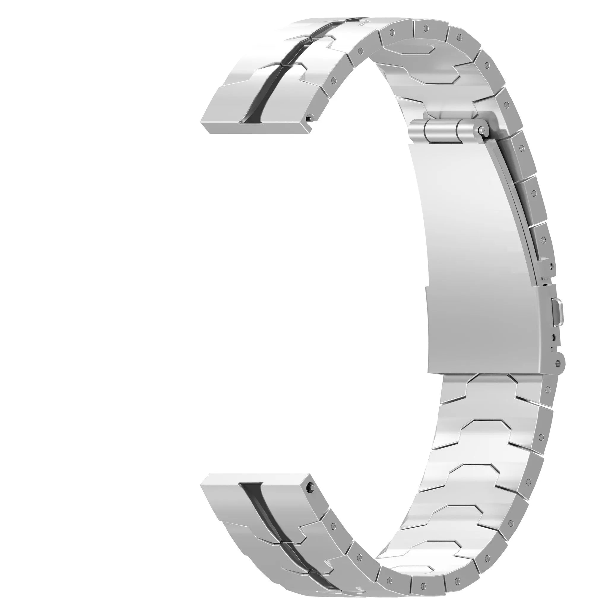 Amazfit GTS 3 Robustes Stahlarmband (Silber/Schwarz)