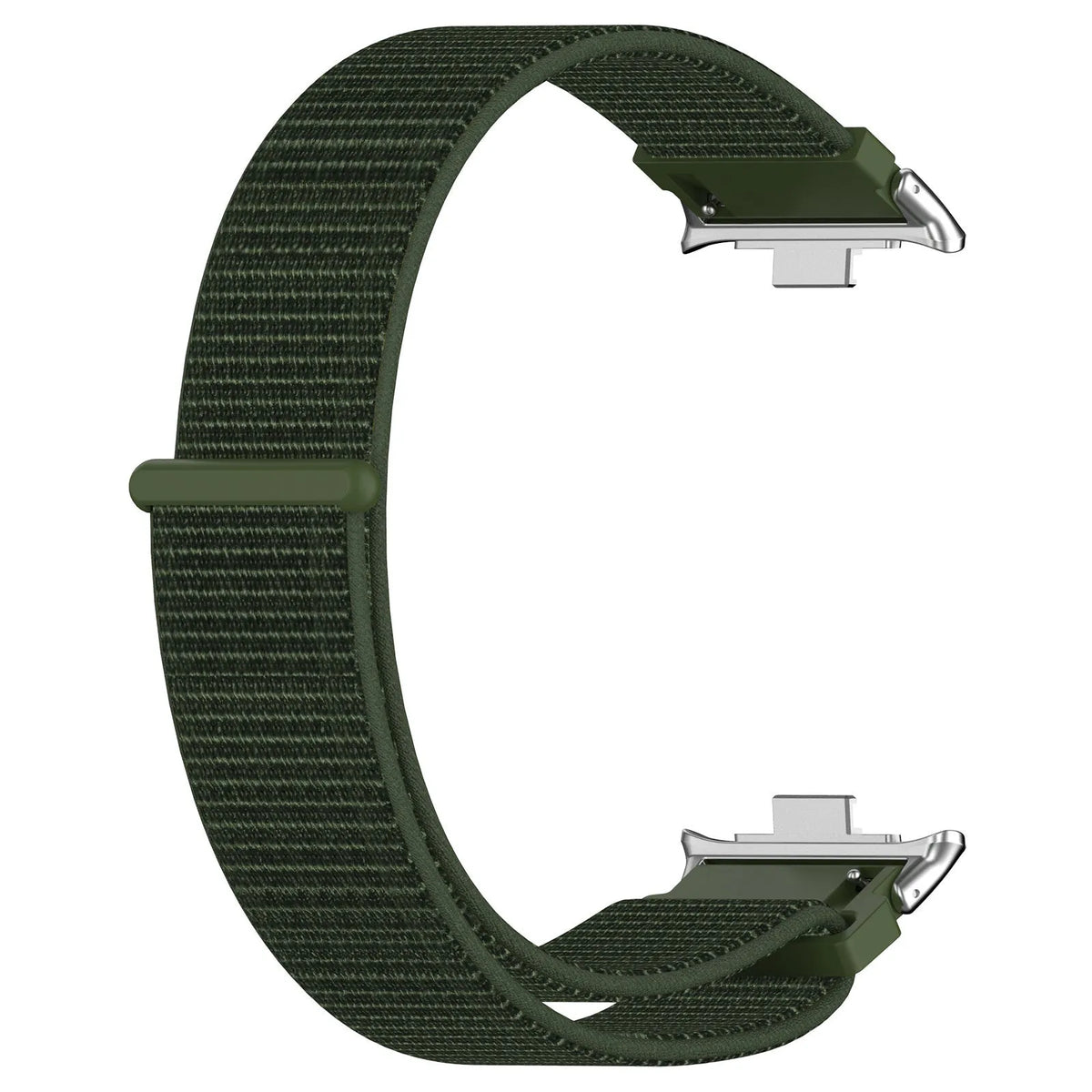 Nylon Strap, army green, without a watch, 3/4 front view