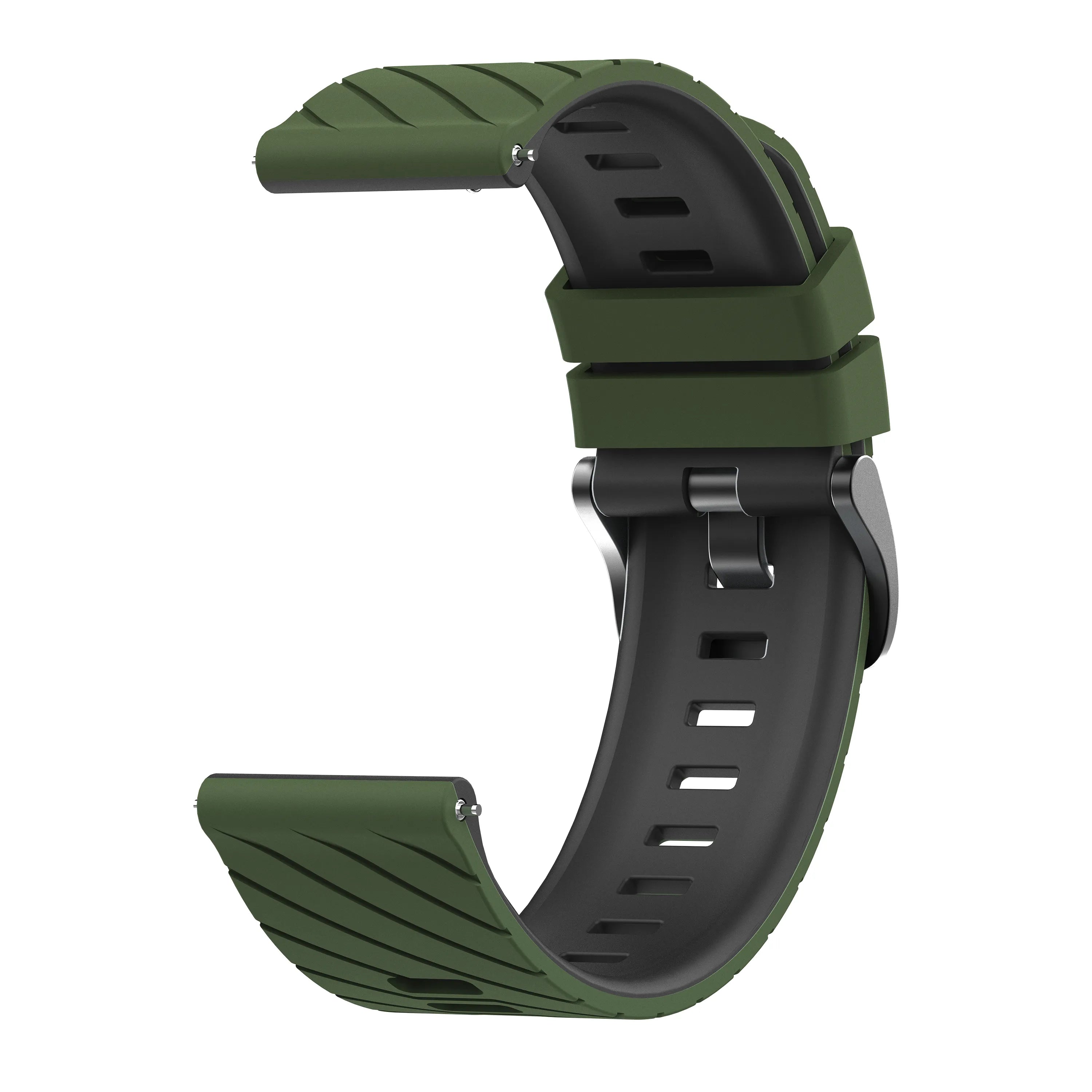 Suunto Race 2 Twill Sportarmband (Grün/Schwarz)