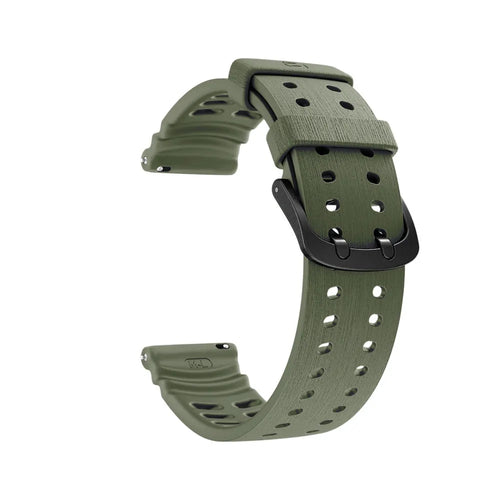 Bracelet silicone grain Polar Vantage M (vert armée)