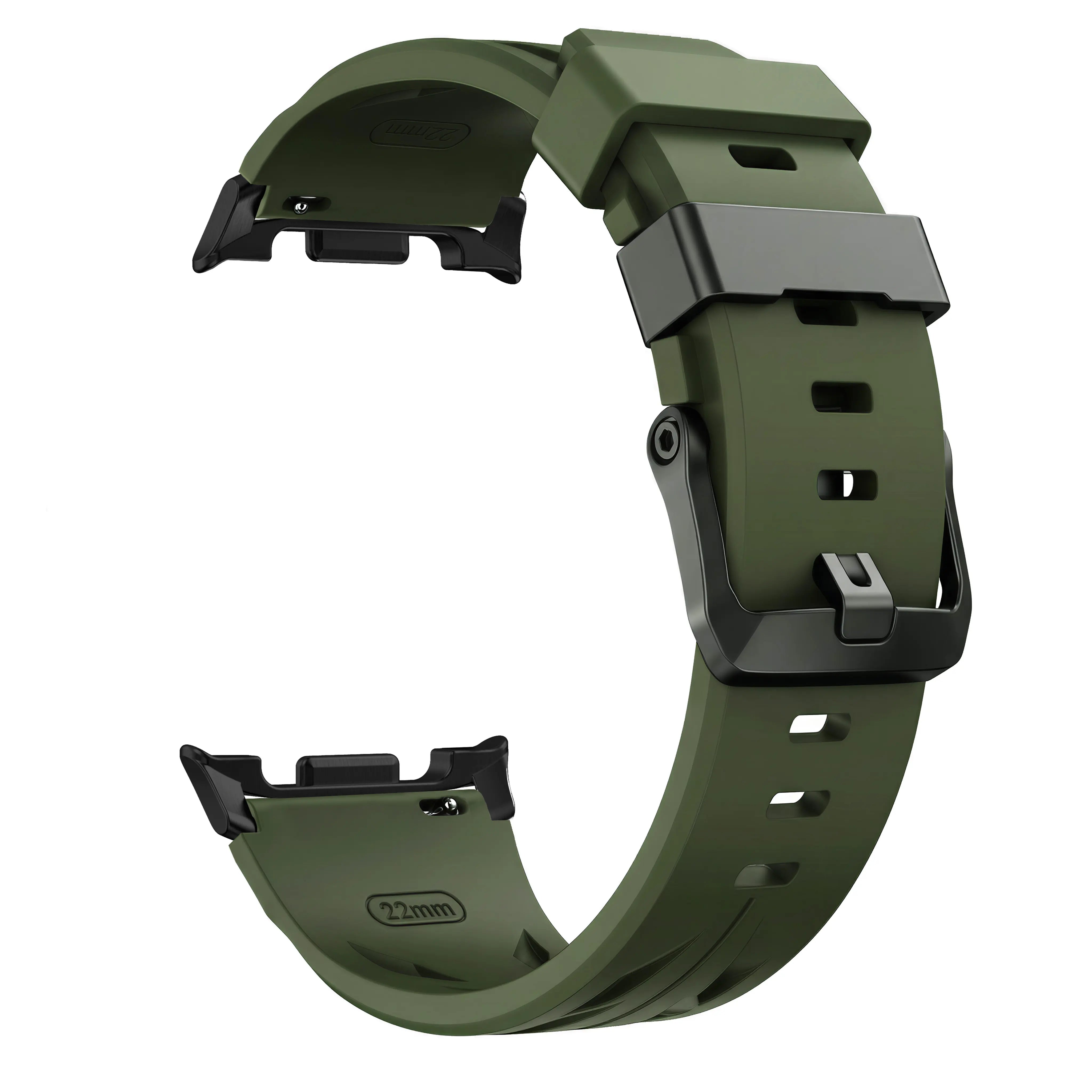 Samsung Galaxy Watch 9 - 40mm Race Silicone Strap (Army Green)