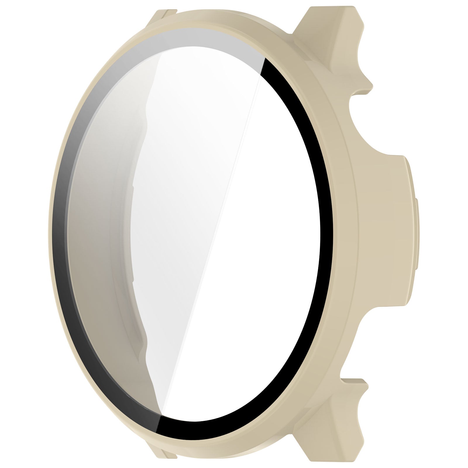 Garmin Venu 4 - 41mm hard case met glas (beige)