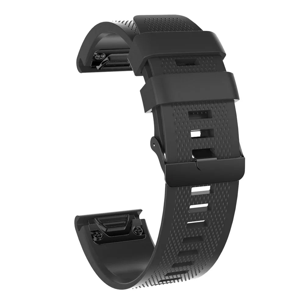 Coros Vertix 2 / 2s Silikonarmband (Schwarz)