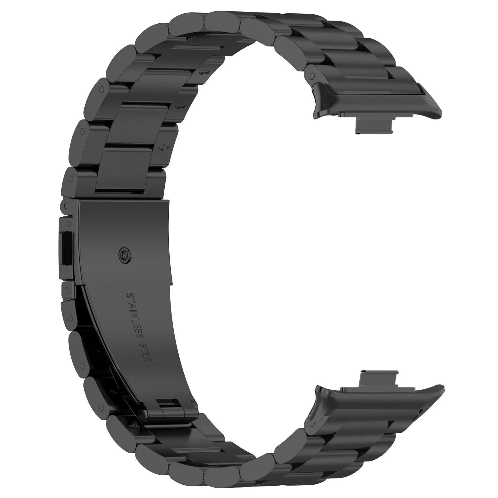 Steel Strap, black, without a watch, 3/4 front view