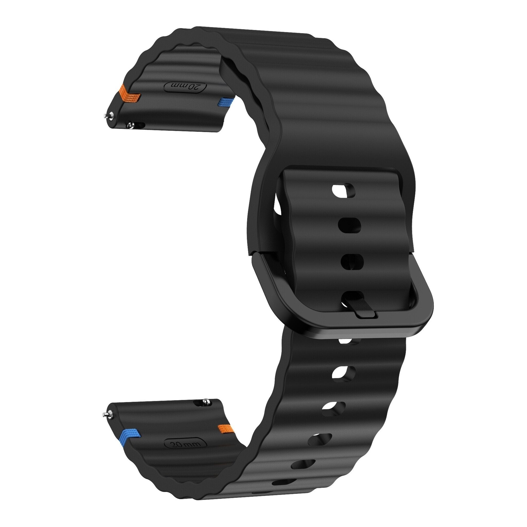 CMF Watch Pro 3 Wave Silikonarmband (Schwarz)