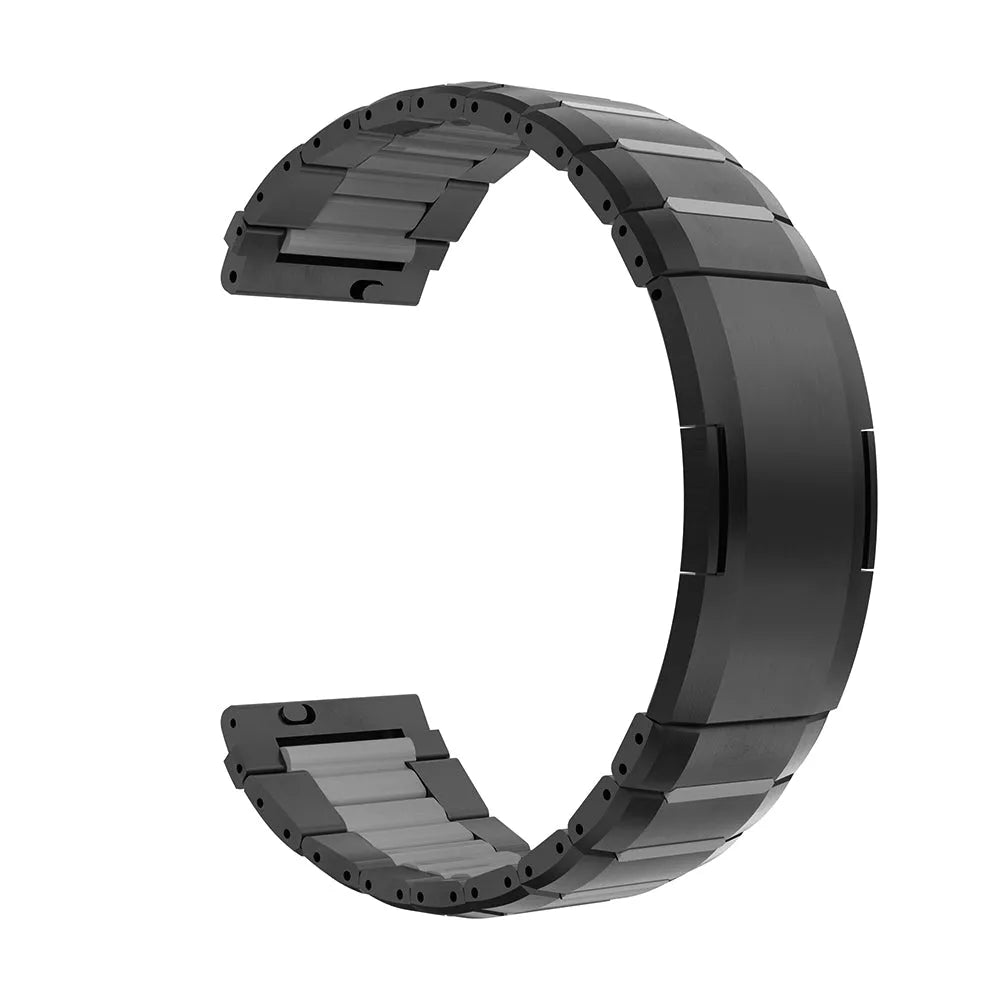 Polar Grit X Pro 'One Push' Steel Hybrid Strap (Black/Grey)