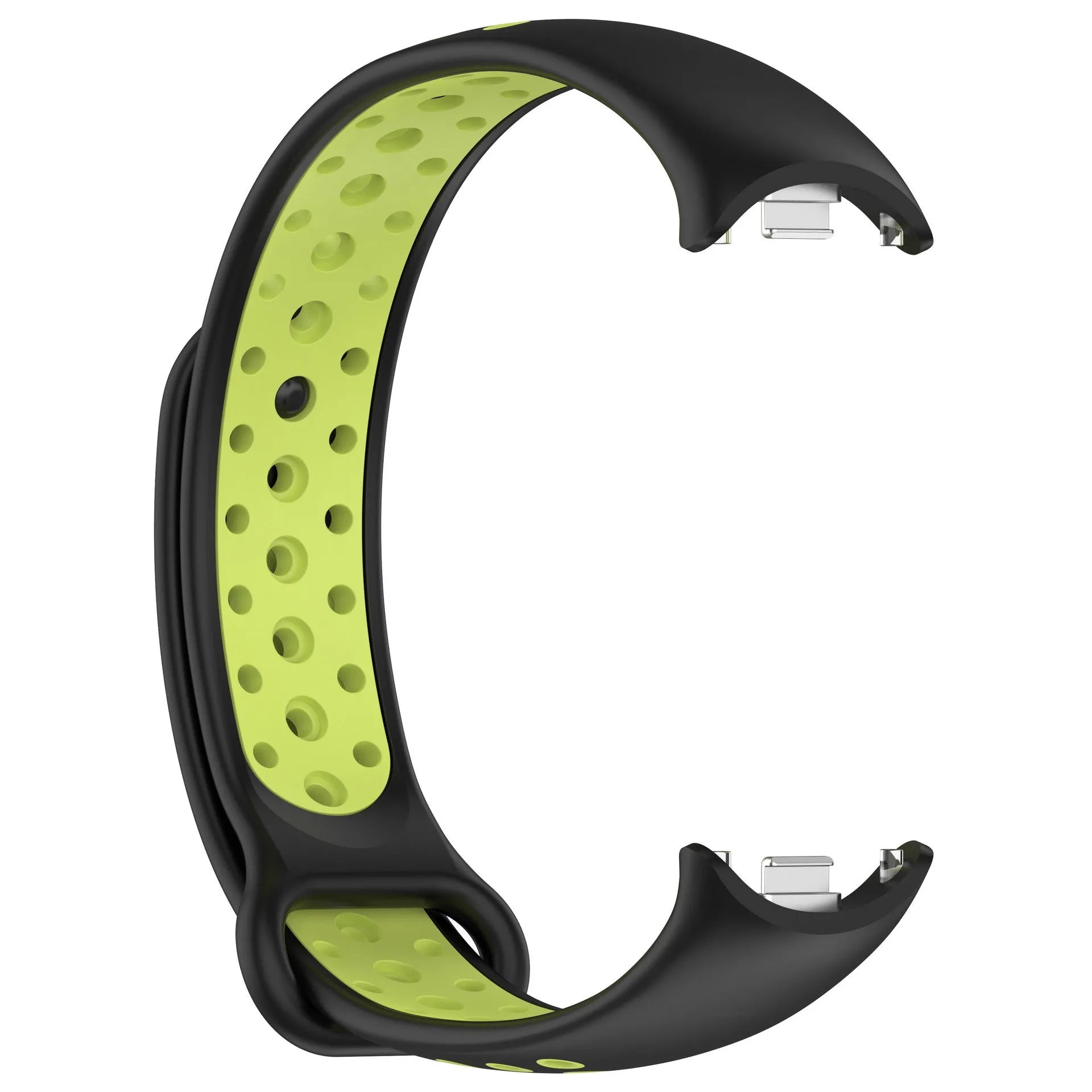 Silicone Sport Strap, without a watch, 3/4 front view