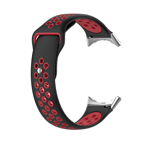 Google Pixel Watch 5 - 41mm sport bandje (zwart/rood)