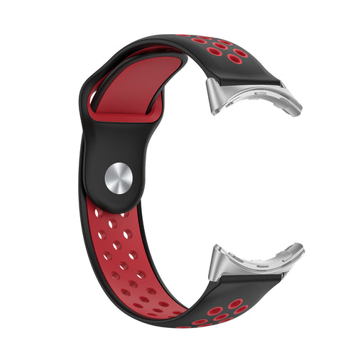 Google Pixel Watch 5 - 41mm sport bandje (zwart/rood)