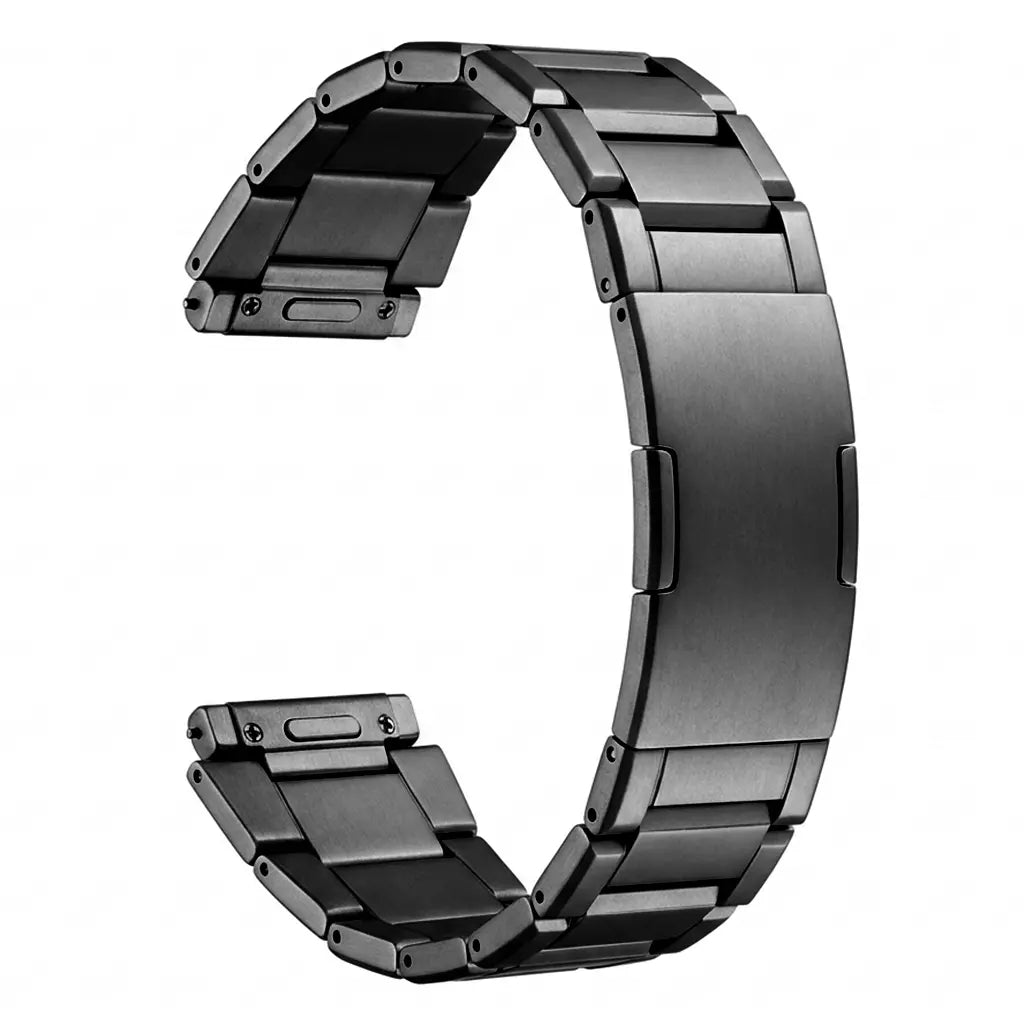 Refined Titanium Strap, black, without a watch, 3/4 front view