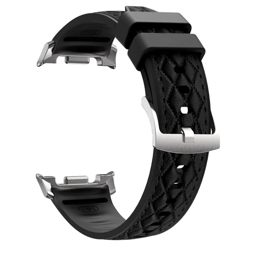 Bracelet cuir hybride diamond Samsung Galaxy Watch 9 - 40mm (noir)