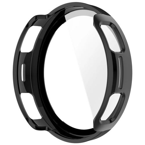 Amazfit Active 3 Premium PC Hülle mit Glas (Schwarz)
