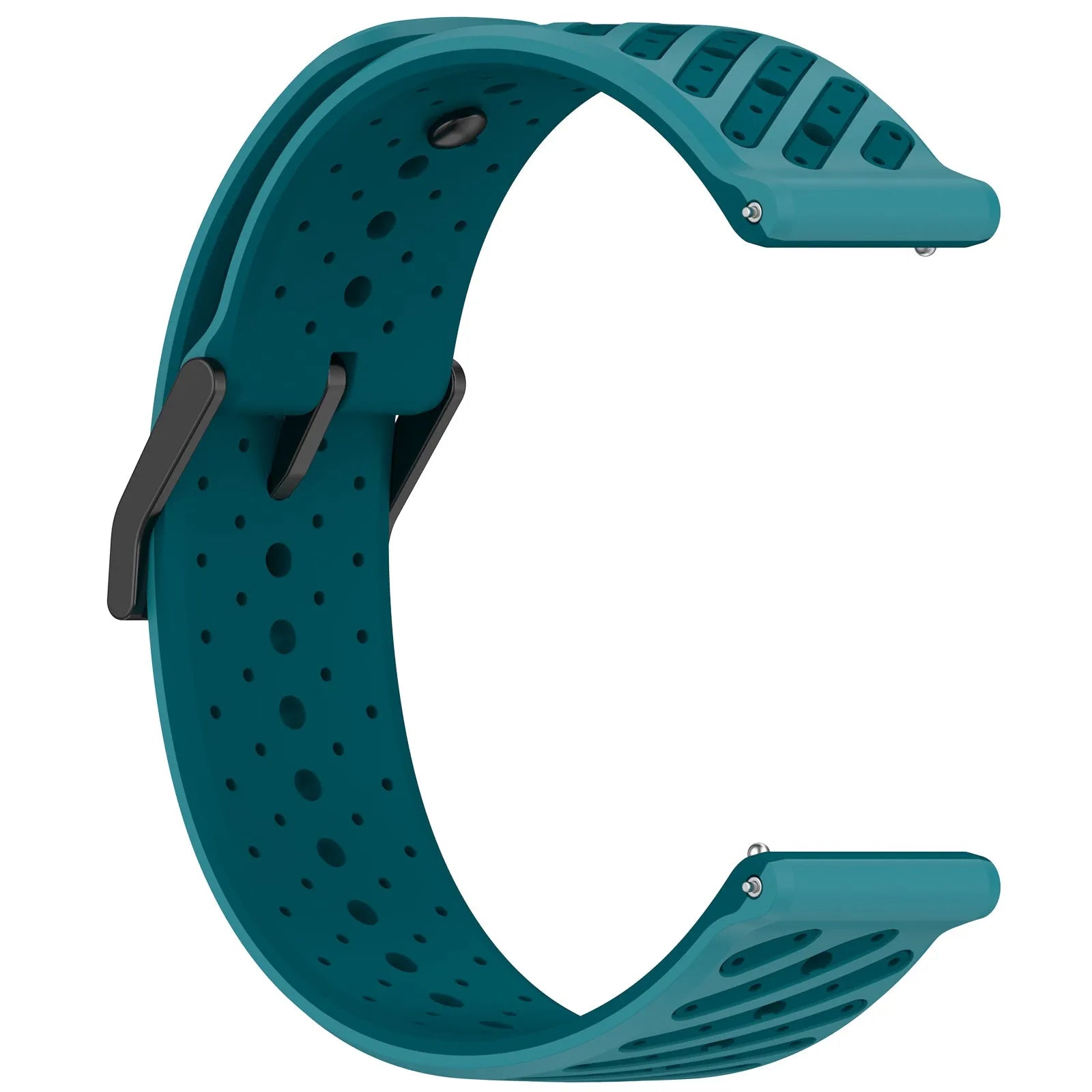 ICE Smart TKS Rectangular 1.41 Gestreiftes Silikonarmband (Blau)