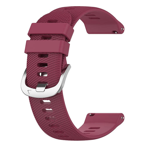 Garmin Vivoactive 6 Silikonarmband (Weinrot)