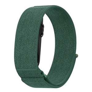 Nylon Strap 'Classic', viridian, without a watch, 3/4 front view