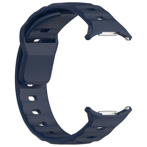 Outdoor Silicone Strap, dark blue, without a watch, 3/4 front view