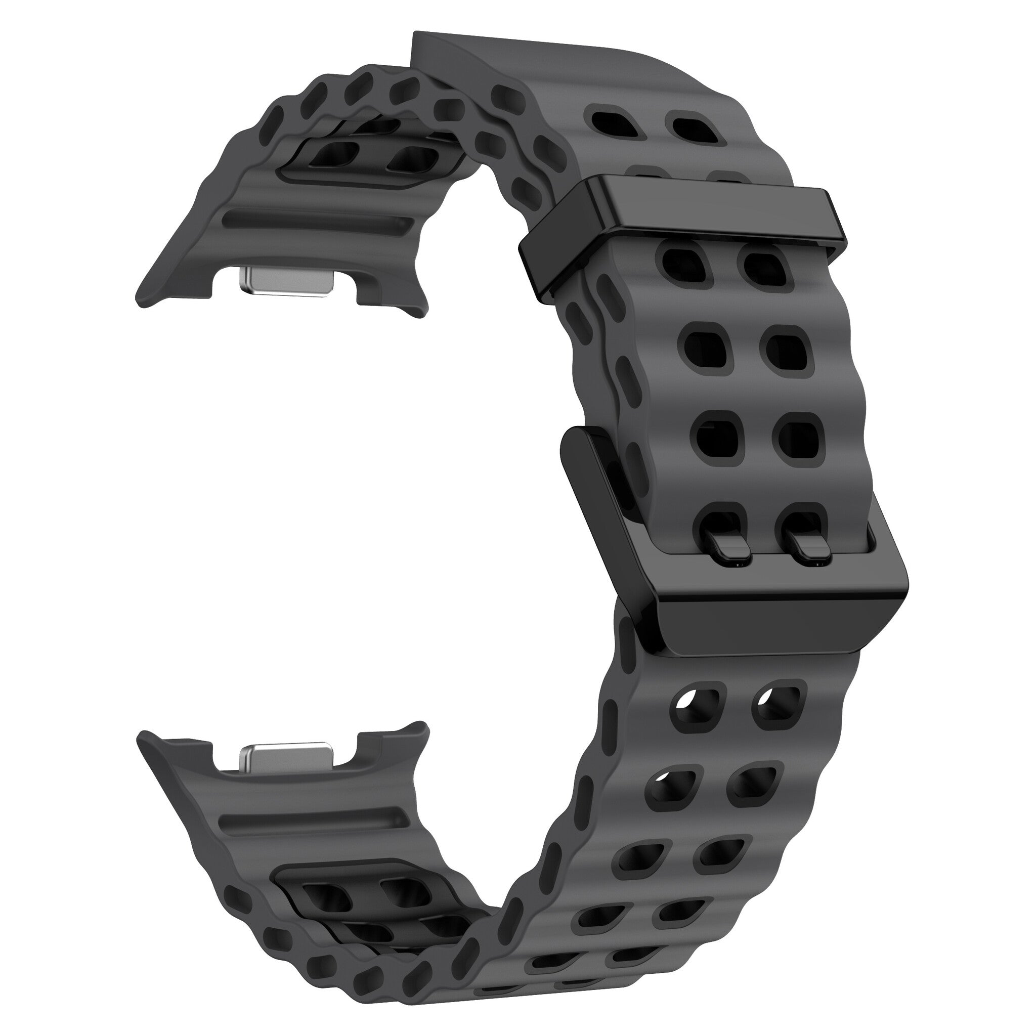 Samsung Galaxy Watch 9 - 40mm Ocean Strap (Dark Grey/Black)