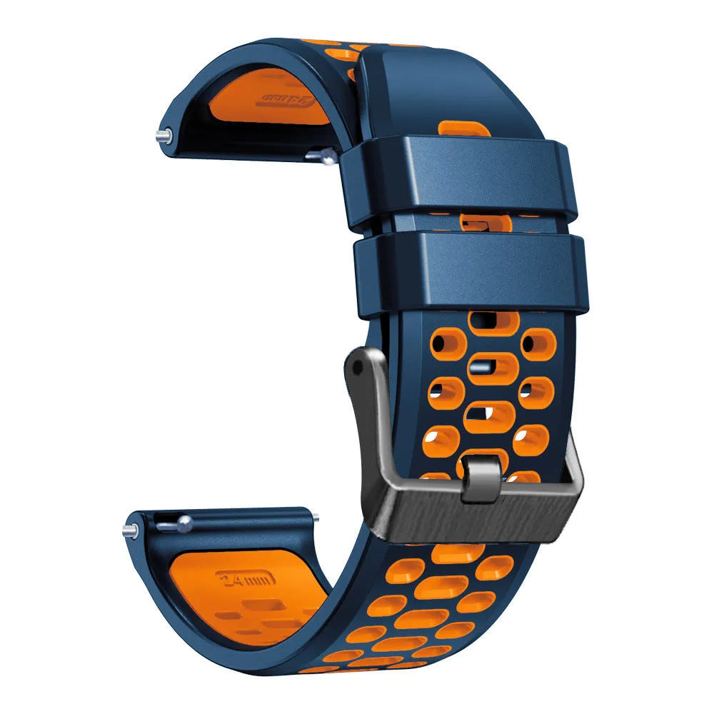 TicWatch Pro 5 Enduro Schnalle Sportarmband (Blau/Orange)