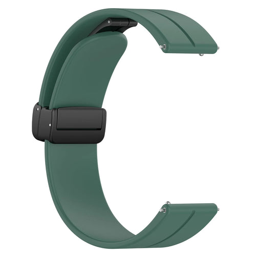 Amazfit Bip 3 (Pro) D-Schnalle Silikonarmband (Dunkel Grün)