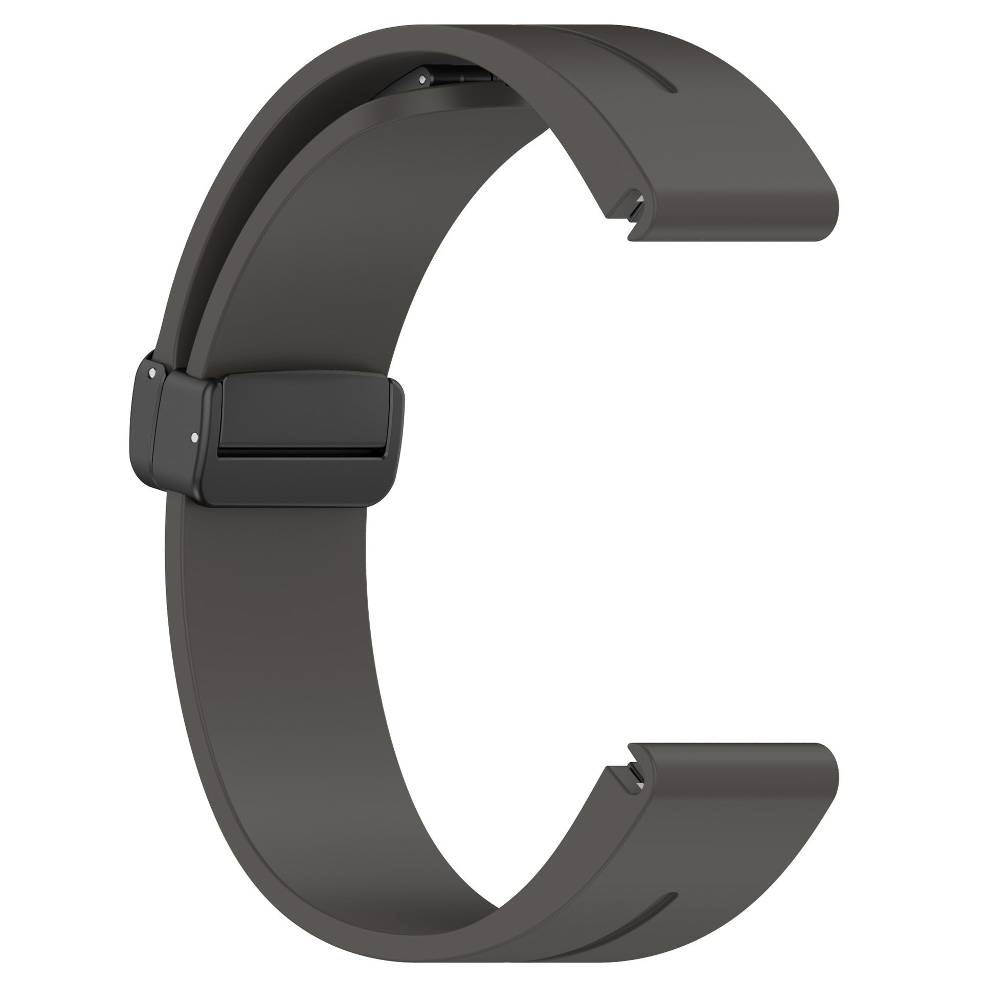 Garmin Epix Gen 2 - 47mm D-Buckle Silicone Strap (Dark Grey)