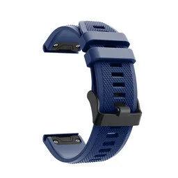 Silicone Strap, dark blue, without a watch, 3/4 front view