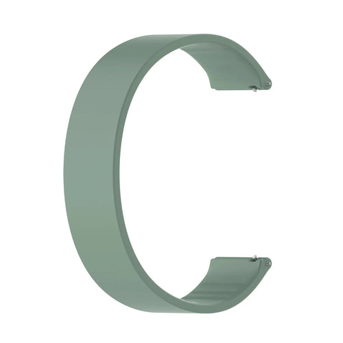 Silicone Elastic Strap, light green, without a watch, 3/4 front view