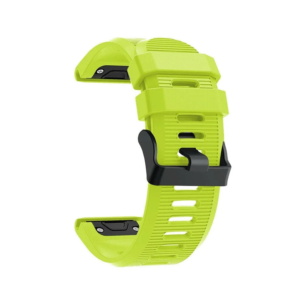Silicone Strap, light green, without a watch, 3/4 front view