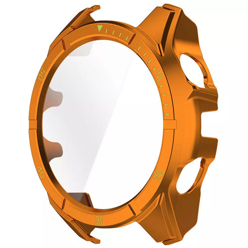 Garmin Fenix 8 - 47mm AMOLED Hartschale mit Glass (Orange/Grün)