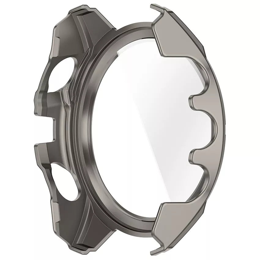 Funda rígida con vidrio Garmin Fenix 8 - 51mm AMOLED (titanio/azul)