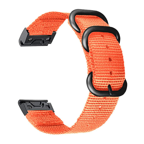 Correa nylon con hebilla Garmin D2 Delta (naranja)