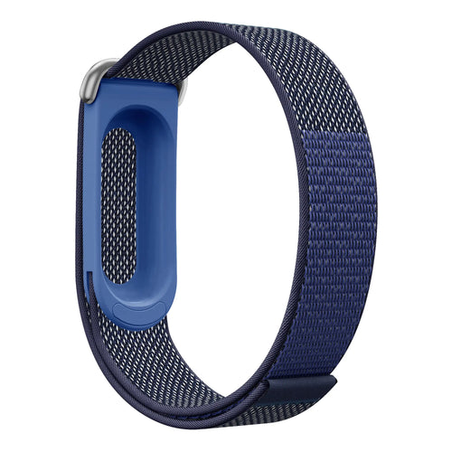 Nylon Strap 'Classic', azure blue, without a watch, 3/4 front view