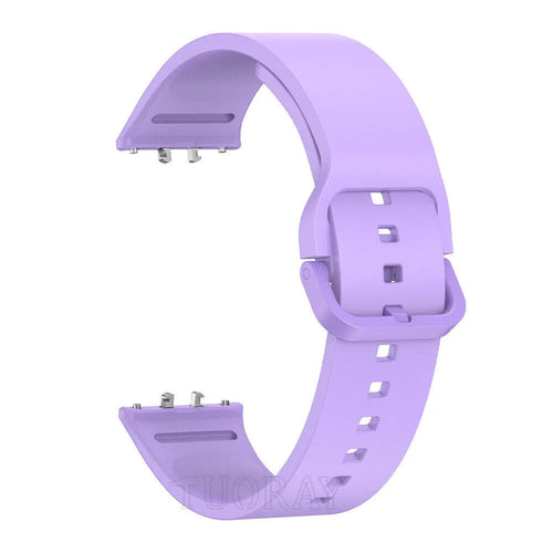 Silicone Strap, lilac, without a watch, 3/4 front view
