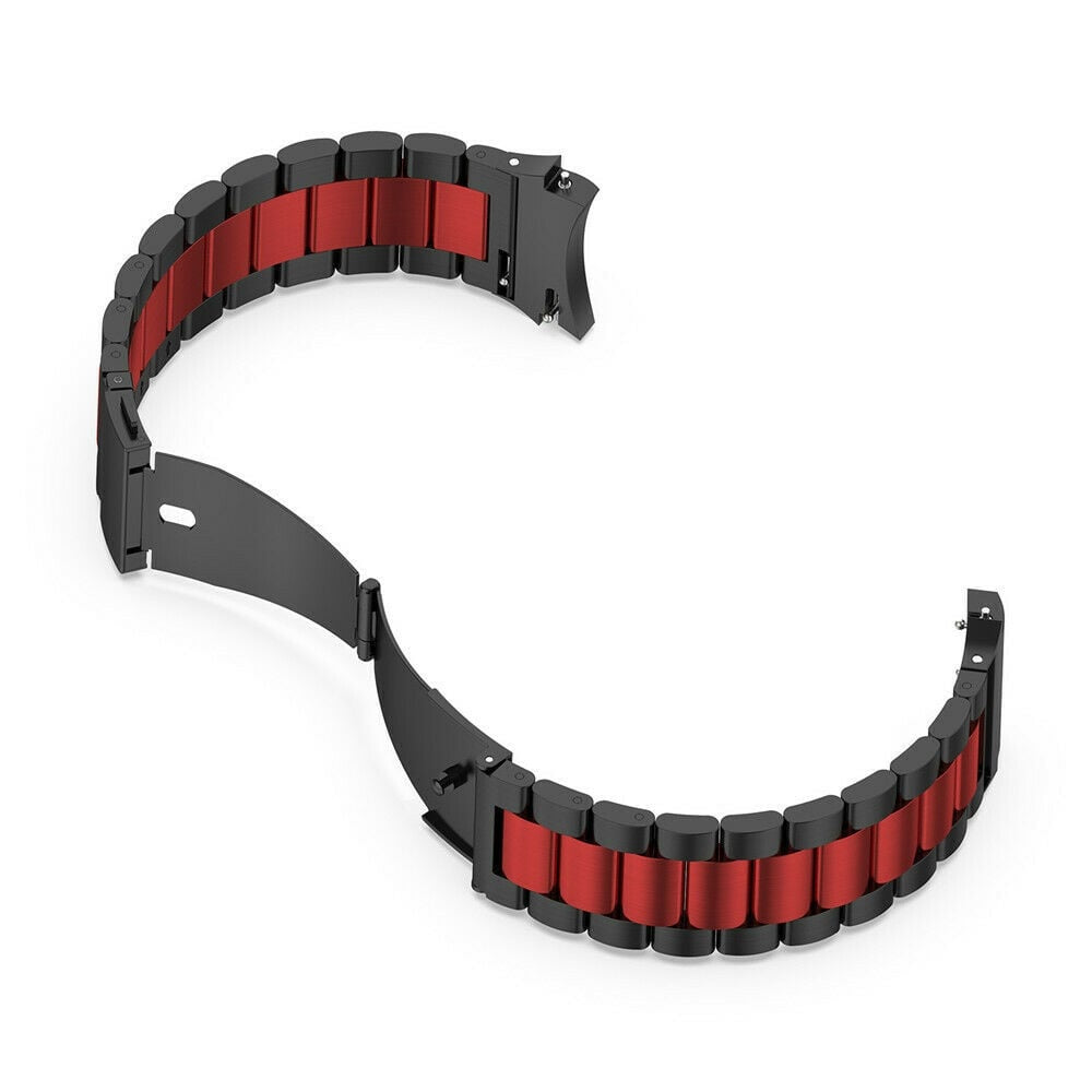 Steel Strap, black/red, without a watch, 3/4 front view