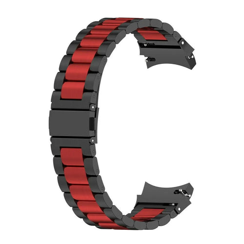Steel Strap, black/red, without a watch, 3/4 front view