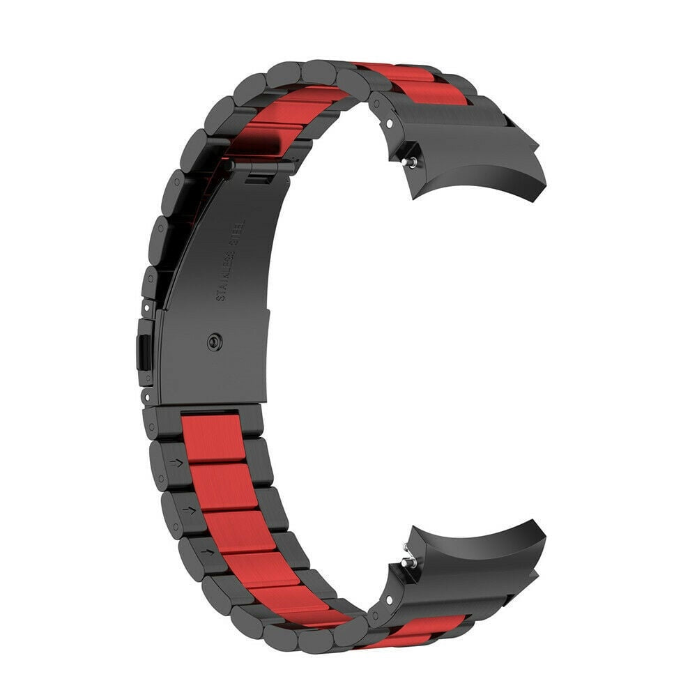 Steel Strap, black/red, without a watch, 3/4 front view