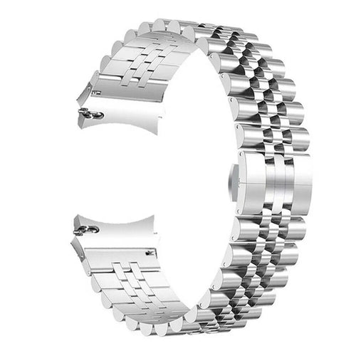 Jubilee Steel Strap, silver, without a watch, 3/4 front view