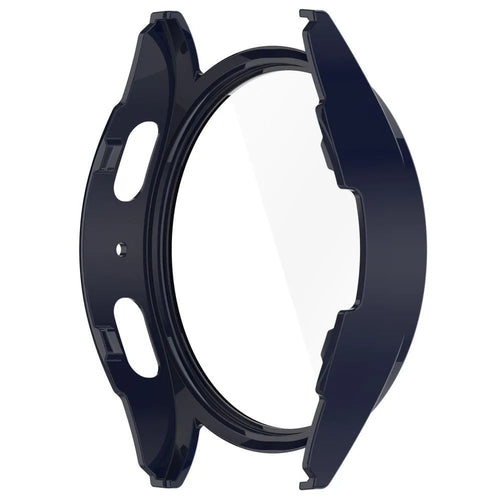 Samsung Galaxy Watch 7 44mm hard case met glas (donkerblauw)