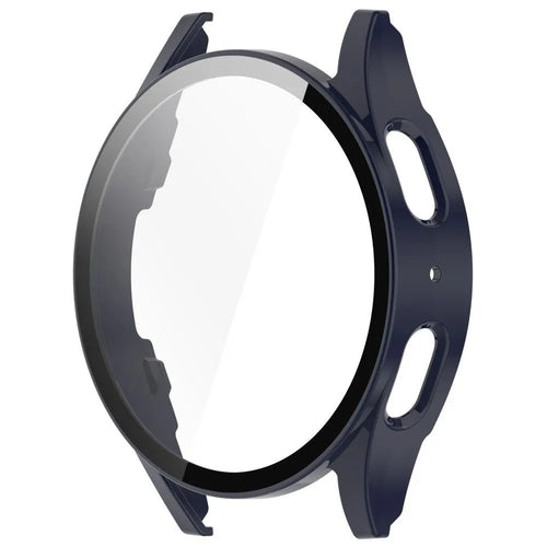 Samsung Galaxy Watch 7 44mm hard case met glas (donkerblauw)